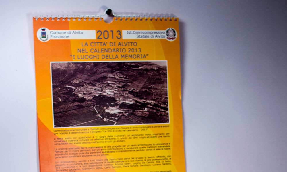 Calendario del Comune di Alvito, 2013