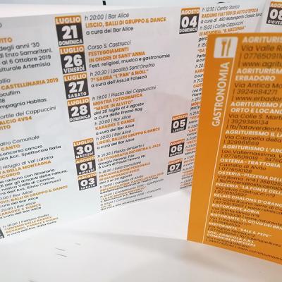 Pieghevole Particolare Programma Estate