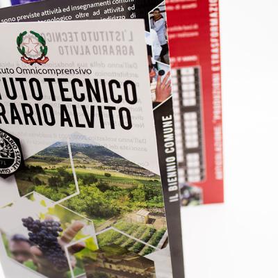 Pieghevole Verticale A5 Particolare Menu