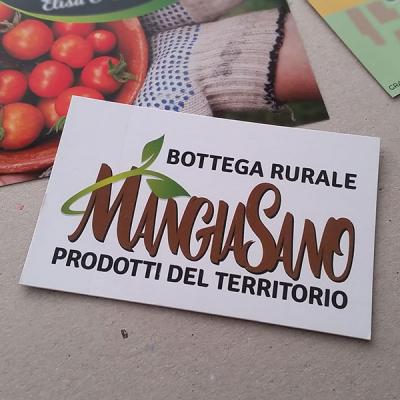Mangisano Particolare Biglietto Da Visita Lato A
