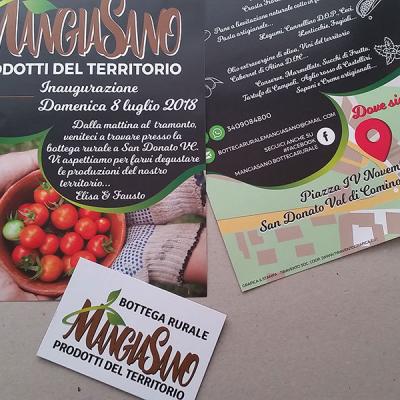 Mangisano Volantino A5 Biglietti Da Visita