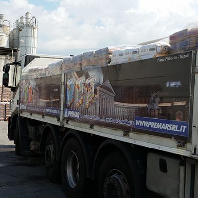 Pvc Adesivo Fuso Automezzi Tir Lato Sinistro