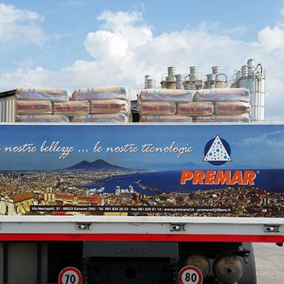 Pvc Adesivo Fuso Automezzi Tir Retro