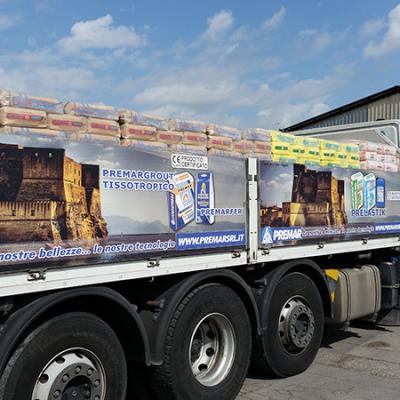 Pvc Adesivo Fuso Automezzi Tir Sponda Particolare