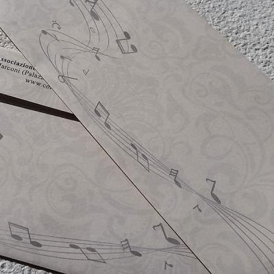 Busta Da Lettera Crema Stampa Particolare