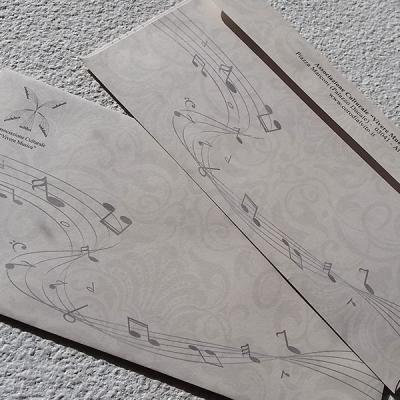 Busta Da Lettera Crema Stampa Personalizzata
