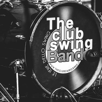 Adesivo Grancassa Theclubswingband Bianco Nero