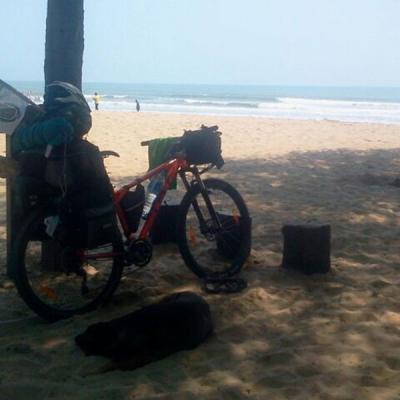 Marco, cicloturista in solitaria da Vicalvi in Asia
