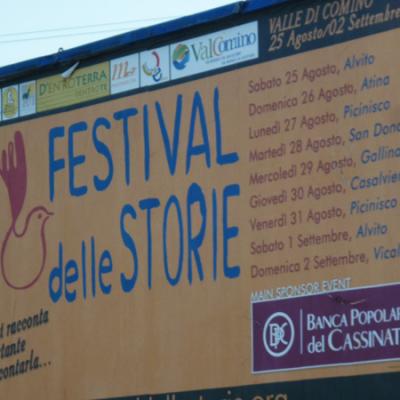 Allestimento Festival Delle Storie 2012 Manifesto 6x3