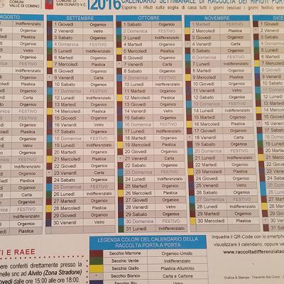 Calendario Fronte