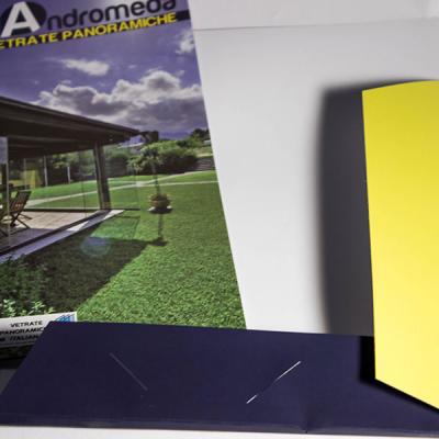 Cartellina Andromeda Catalogo Prodotti 2016 3 Particolare Biglietti Da Visita