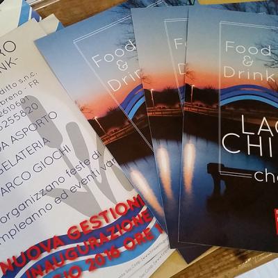 Lago Chiaro Volantino Inaugurazione