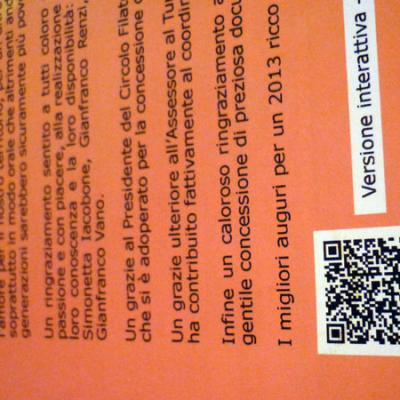 Particolare Qr Code Calendario A4