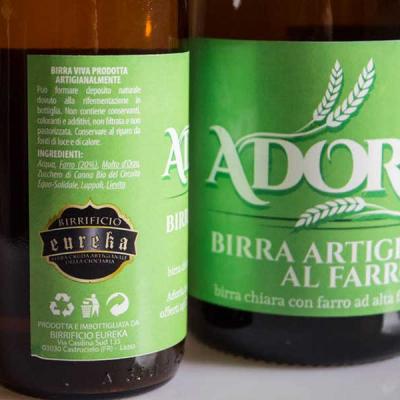 Birra Adoria Etichetta Eureka Birrificio