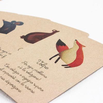 Carte Personalizzate Carta Kraft 300g Particolare Stampa