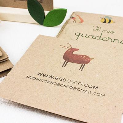Carte Personalizzate Carta Kraft 300g Particolare
