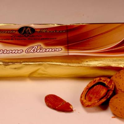 Etichette Torroni Torrone Bianco Particolare