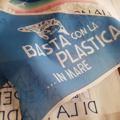 Basta Con La Plastica In Mare Bandiera Triangolare