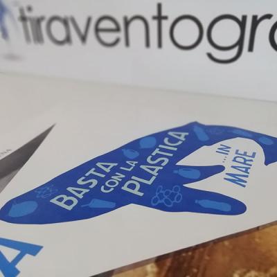 Basta Con La Plastica In Mare Manifesto Ufficiale Logo