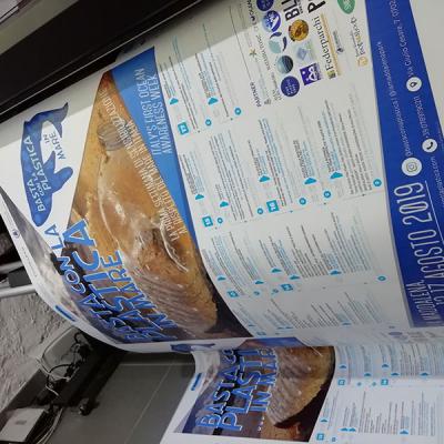 Basta Con La Plastica In Mare Manifesto Ufficiale Stampa Latex