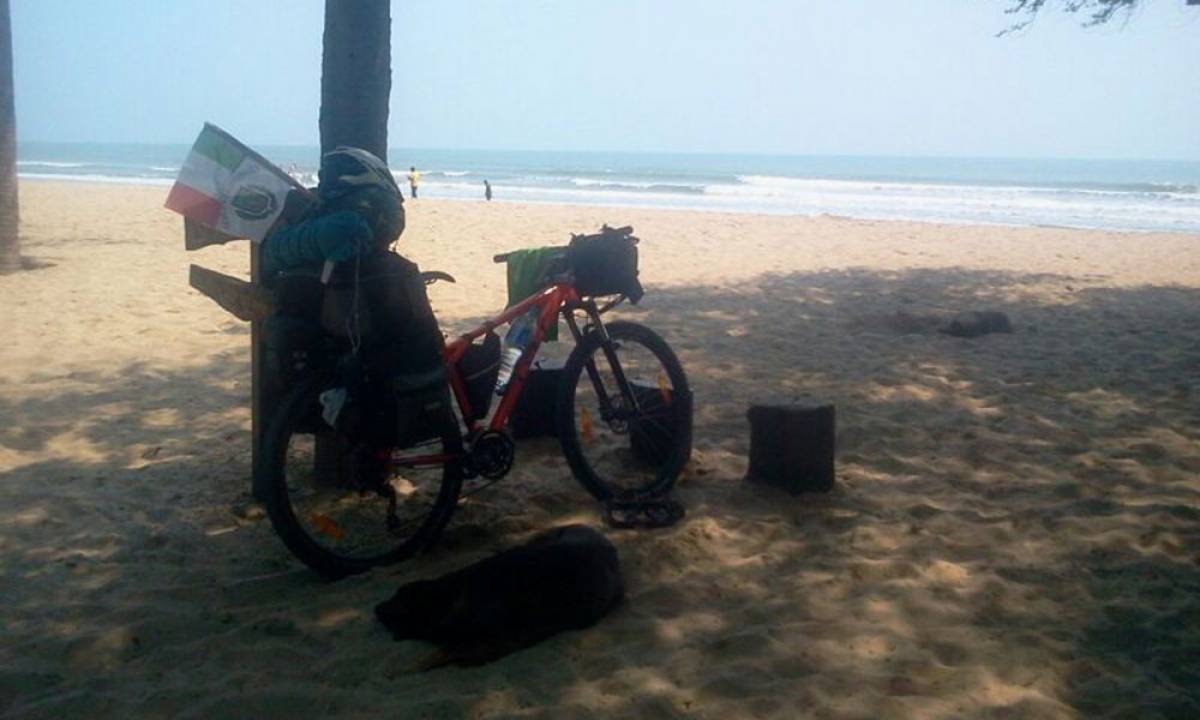 Marco, cicloturista in solitaria da Vicalvi in Asia